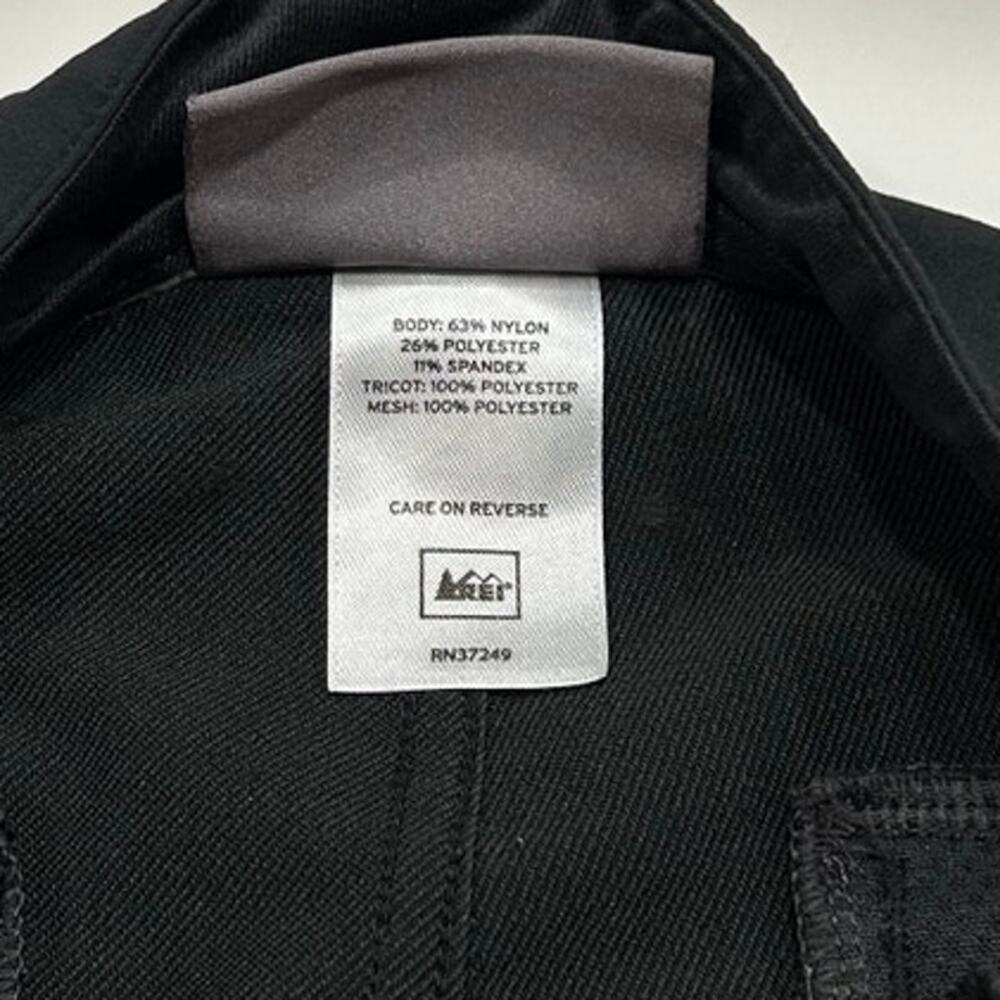 REI Co-op Womens 4 Dark Gray Softshell Hiking Pants Stretchy Outdoor Gorpcore - Picture 7 of 10
